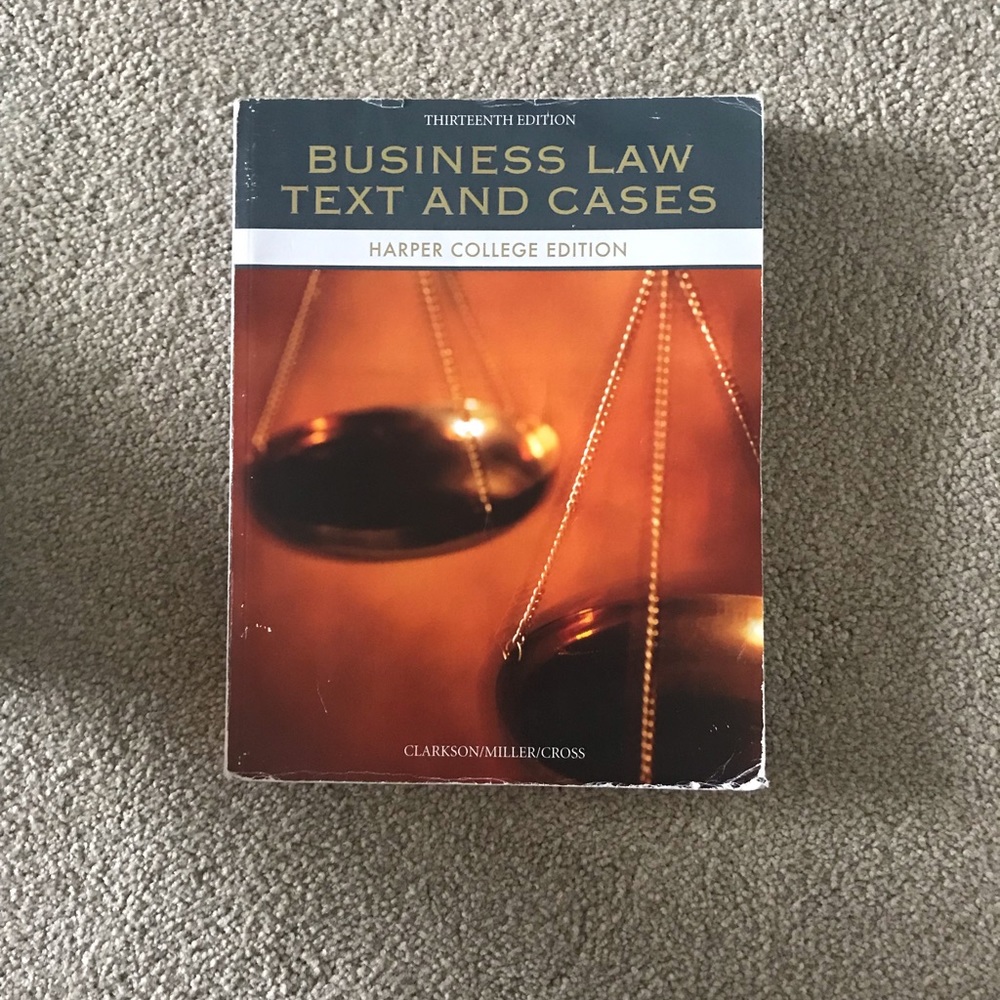Business Law Text and Cases Textbook